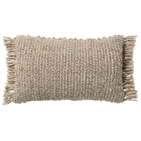 Mellah Angora Lumbar Pillow AGO21, 16" x 24"