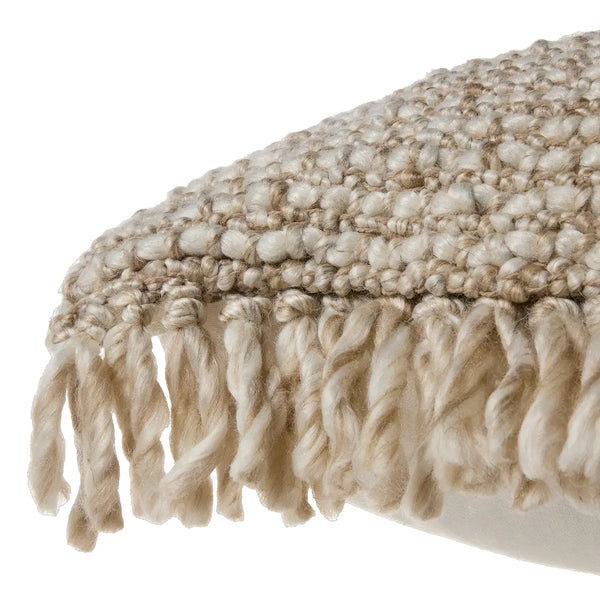 Mellah Angora Lumbar Pillow AGO21, 16" x 24"