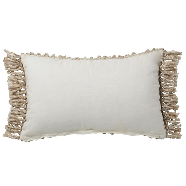 Mellah Angora Lumbar Pillow AGO21, 16" x 24"