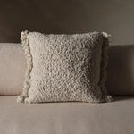 Nisha Angora Pillow AGO25, 26" x 26"