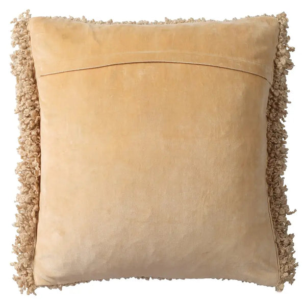 Nisha Angora Pillow AGO26, 26" x 26"