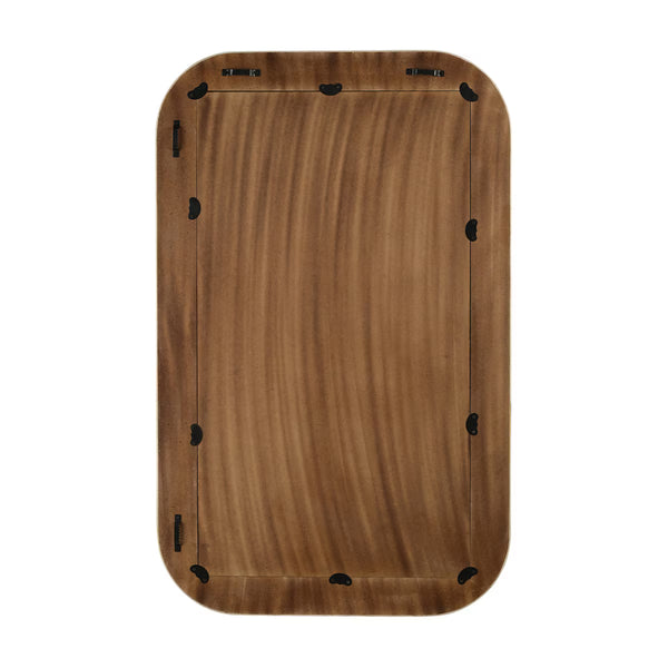 Wood/Bone Inlay Rectangular Mirror, Natural/White, 36''H
