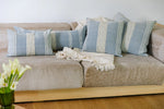 Bogota Ivory With Blue, 14" x 36"