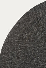 Braid Round Rug, Charcoal