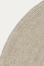 Braid Round Rug, Mushroom