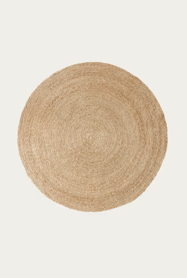 Lucine Nook Round Rug, Natural