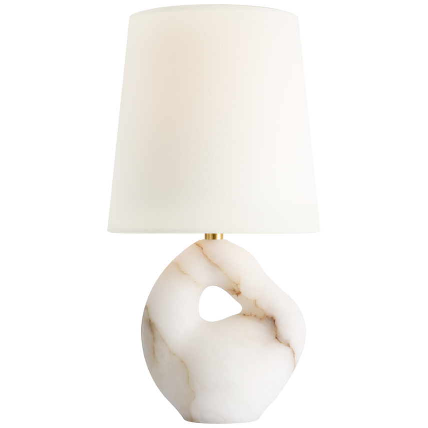 Adria 16" Table Lamp, Alabaster