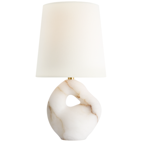 Adria 16" Table Lamp, Alabaster