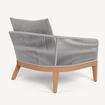 Avalon Lounge Chair, Teak/ Lisos Piedra