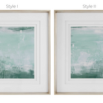 Coastal Patina Framed Prints 2 Styles, 31"W X 36"H