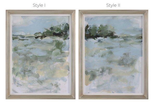 Far Away View Framed Prints 2 Styles, 21"W X 27"H