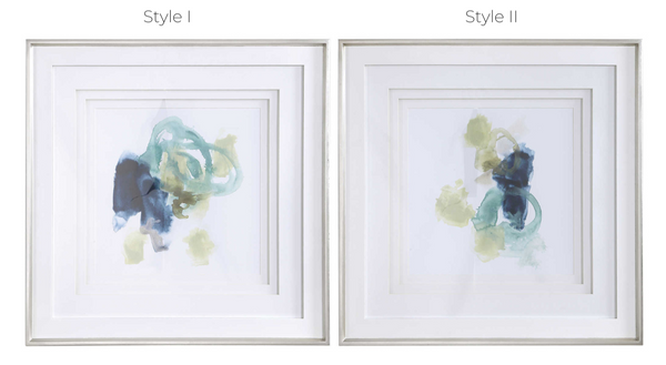 Integral Motion Framed Prints, 2 Styles, 32"W X 32"H