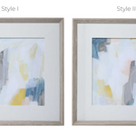 Fractal Pastel Framed Prints, 2 Styles, 30"W X 30"H