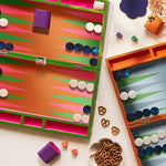 Lacquer Backgammon Set - Tortoiseshell