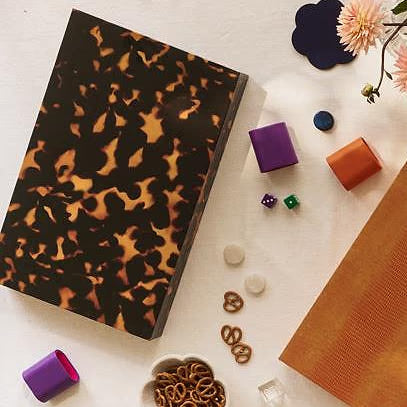 Lacquer Backgammon Set - Tortoiseshell