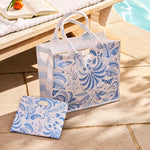 Palm Beach Blue Tote Bag