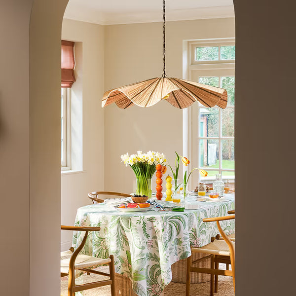 Palm Beach Green Linen Tablecloth