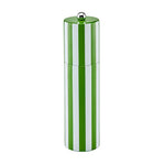 Striped Column Salt or Pepper Mill - Leaf Green/White, 9.44"H