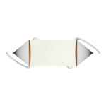 Tuuci Air Lounges/Hammocks, White w/ Stainless Steel Wave Stand