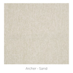 Carson LAF Chaise Sectional, Archer Sand Performance Fabric/Mink, 117"W x 68"D