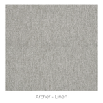 Carson LAF Chaise Sectional, Archer Linen Performance Fabric/Mink, 117"W x 68"D