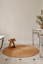 Lucine Nook Round Rug, Natural