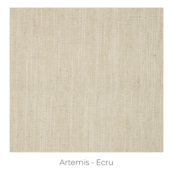 Carmet L Shape Sectional, Artemis Ecru Performance Fabric, 126" x 126"