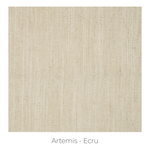 Carmet L Shape Sectional, Artemis Ecru Performance Fabric, 126" x 126"