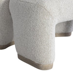 Scout Fabric Chair, White/Cream Boucle