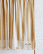 Plage Towel, Tan Stripe