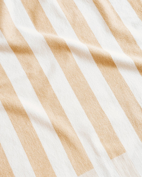 Plage Towel, Tan Stripe