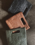 Nell Woven Leather, Black