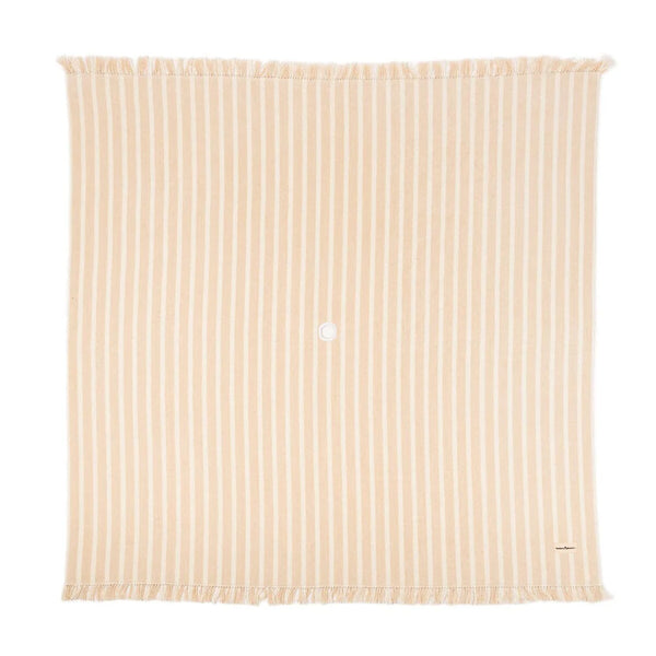 Beach Blanket, Monaco Natural Stripe