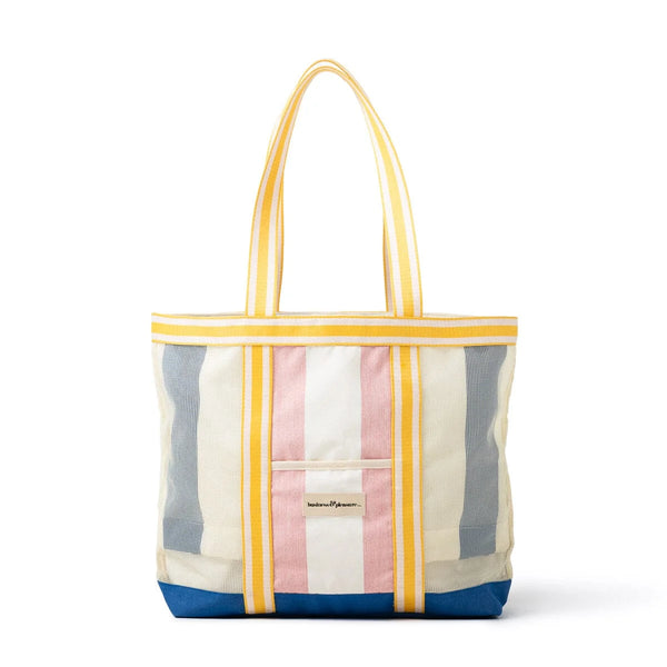 The Mesh Beach Bag - Crew Stripe Multi