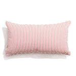 The Rectangle Throw Pillow - Lauren's Pink Stripe, 15" x 27.5"