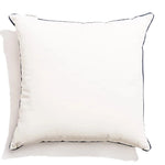 The Euro Throw Pillow - Rivie White
