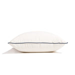 The Euro Throw Pillow - Rivie White