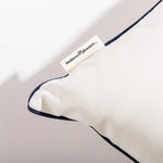 The Euro Throw Pillow - Rivie White