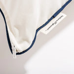 The Euro Throw Pillow - Rivie White