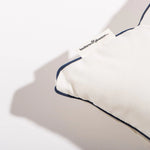 The Small Square Indoor / Outdoor Pillow, 18" x 18", Riviera White