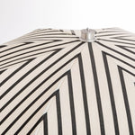 Premium Beach Umbrella, Monaco Black Stripe