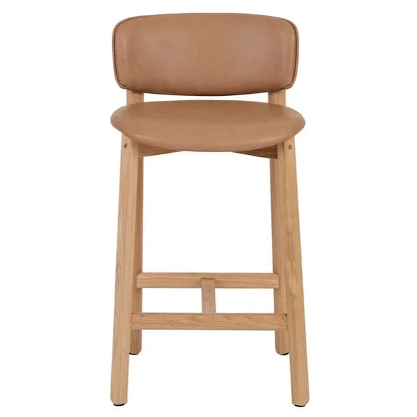 Pinta Counter Stool, Alabama Pecan Leather