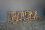Reclaimed Teak Rectangular Counter Stool