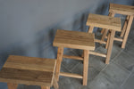 Reclaimed Teak Rectangular Counter Stool