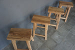 Reclaimed Teak Rectangular Counter Stool