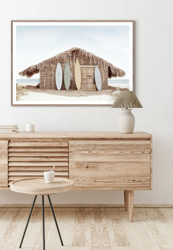 Beach Hut, 30" x 21"