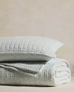 Calla Velvet Quilt - Sky, Queen Size