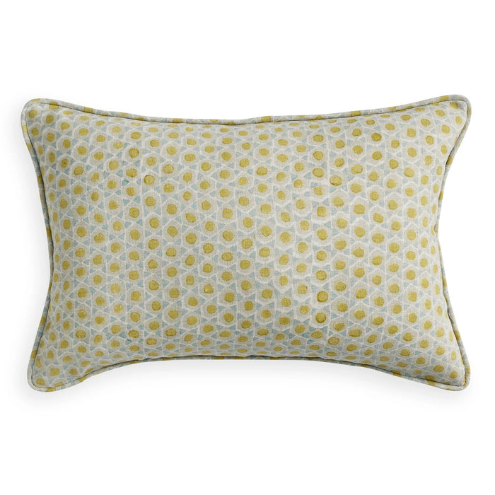 Bejmat Cenote Linen Cushion, 12" x 18"