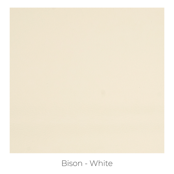 Cloud Leather Comfort Solace Power Chair, Bison White/Antique Brass