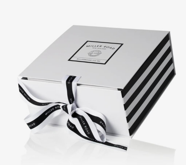 Miller Road Candle & Diffuser Gift Box, Black, Available in 2 Scents
